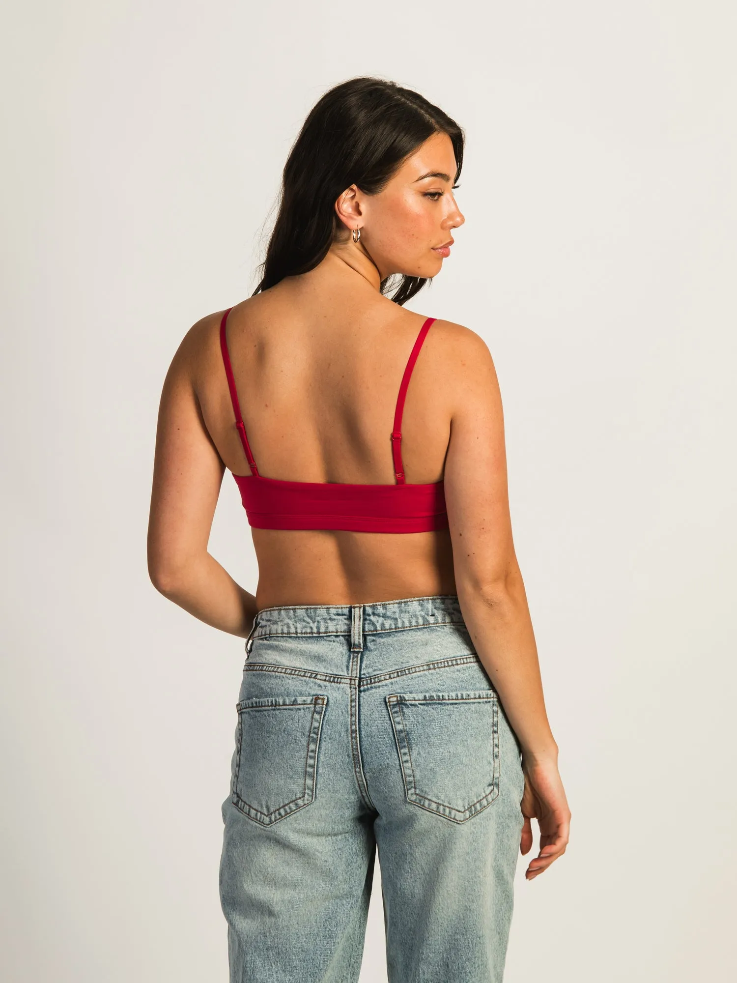 HARLOW CLASSIC SCOOP BRALETTE - RED sold by Harlow product image thumbnail 3