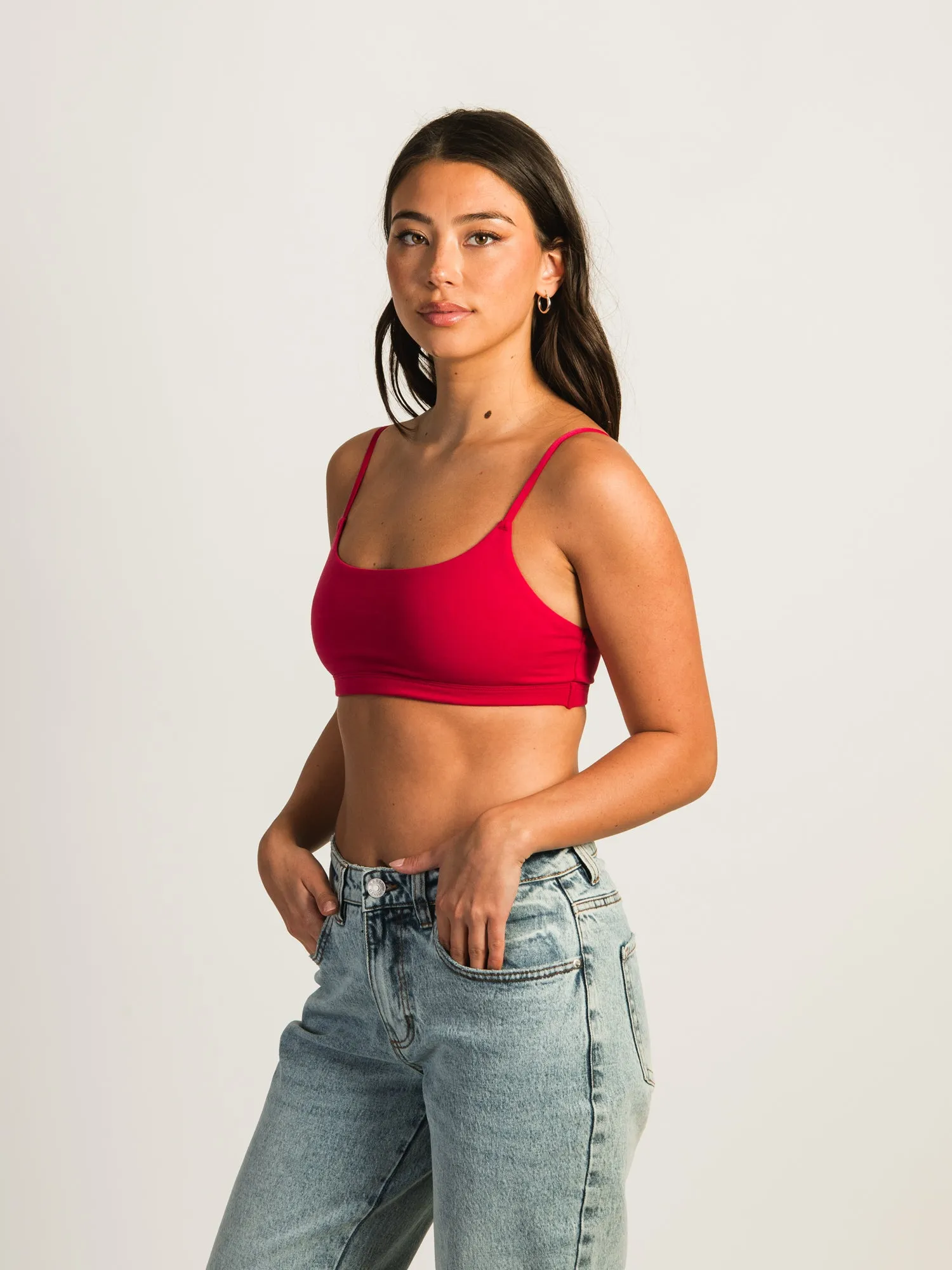 HARLOW CLASSIC SCOOP BRALETTE - RED sold by Harlow product image thumbnail 2