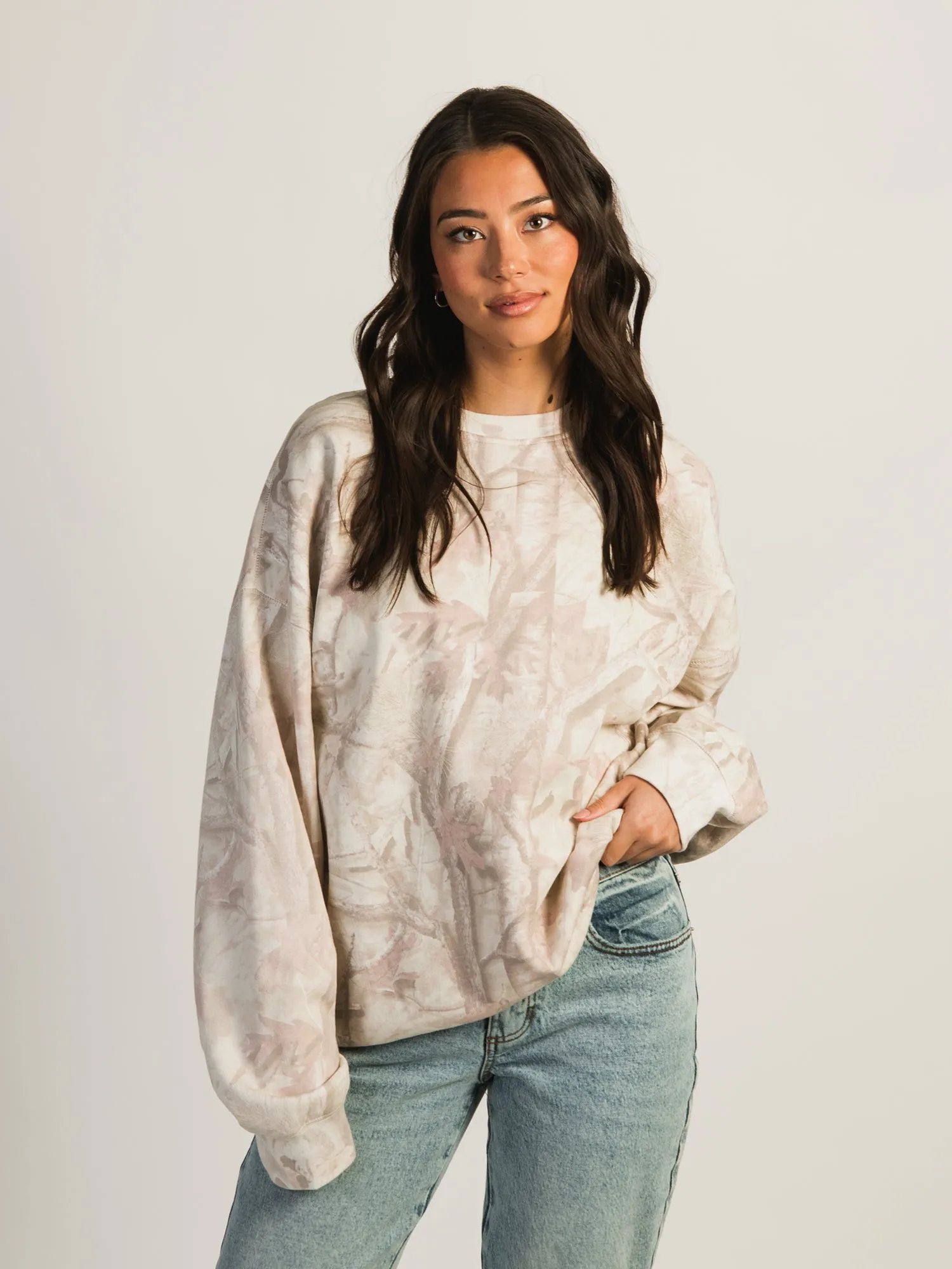 HARLOW MICHELLE CREWNECK - CAMOUFLAGE sold by Harlow