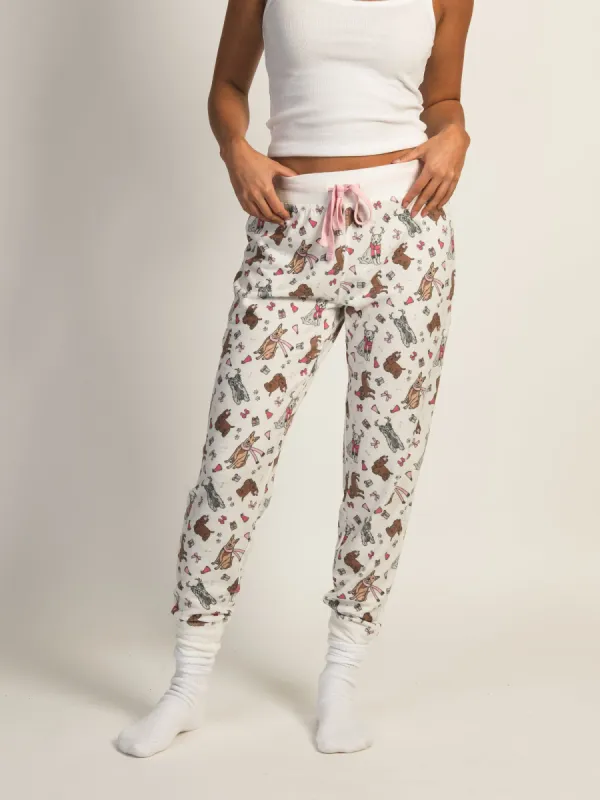 HARLOW AVA LOUNGE PANTS - OFF WHT made by Harlow