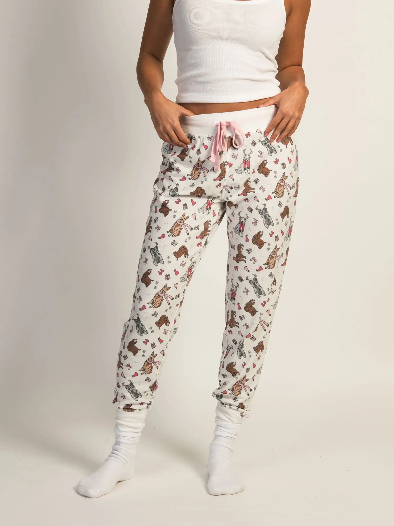 HARLOW AVA LOUNGE PANTS - OFF WHT sold by Harlow