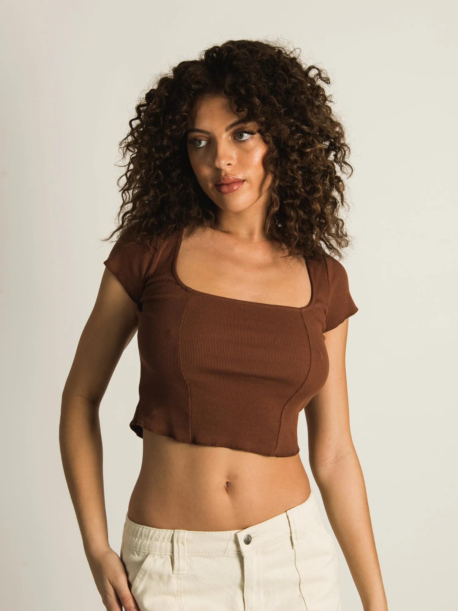 HARLOW SQUARE NECK T-SHIRT sold by Harlow product image thumbnail 4