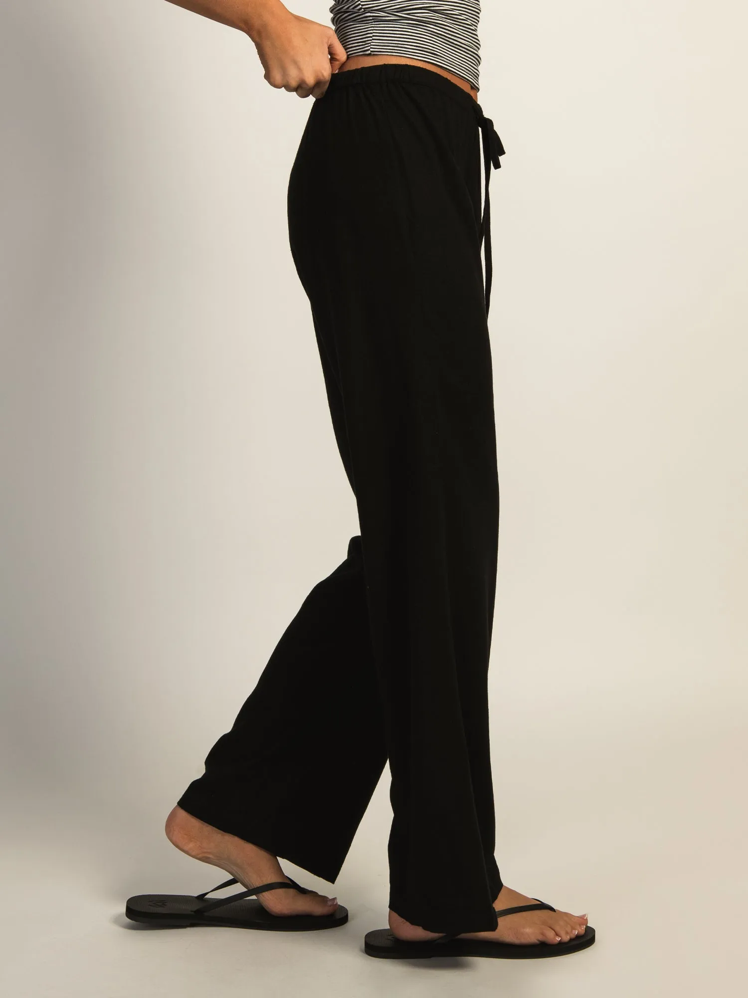 HARLOW LANA LINEN PANT - BLACK sold by Harlow product image thumbnail 4