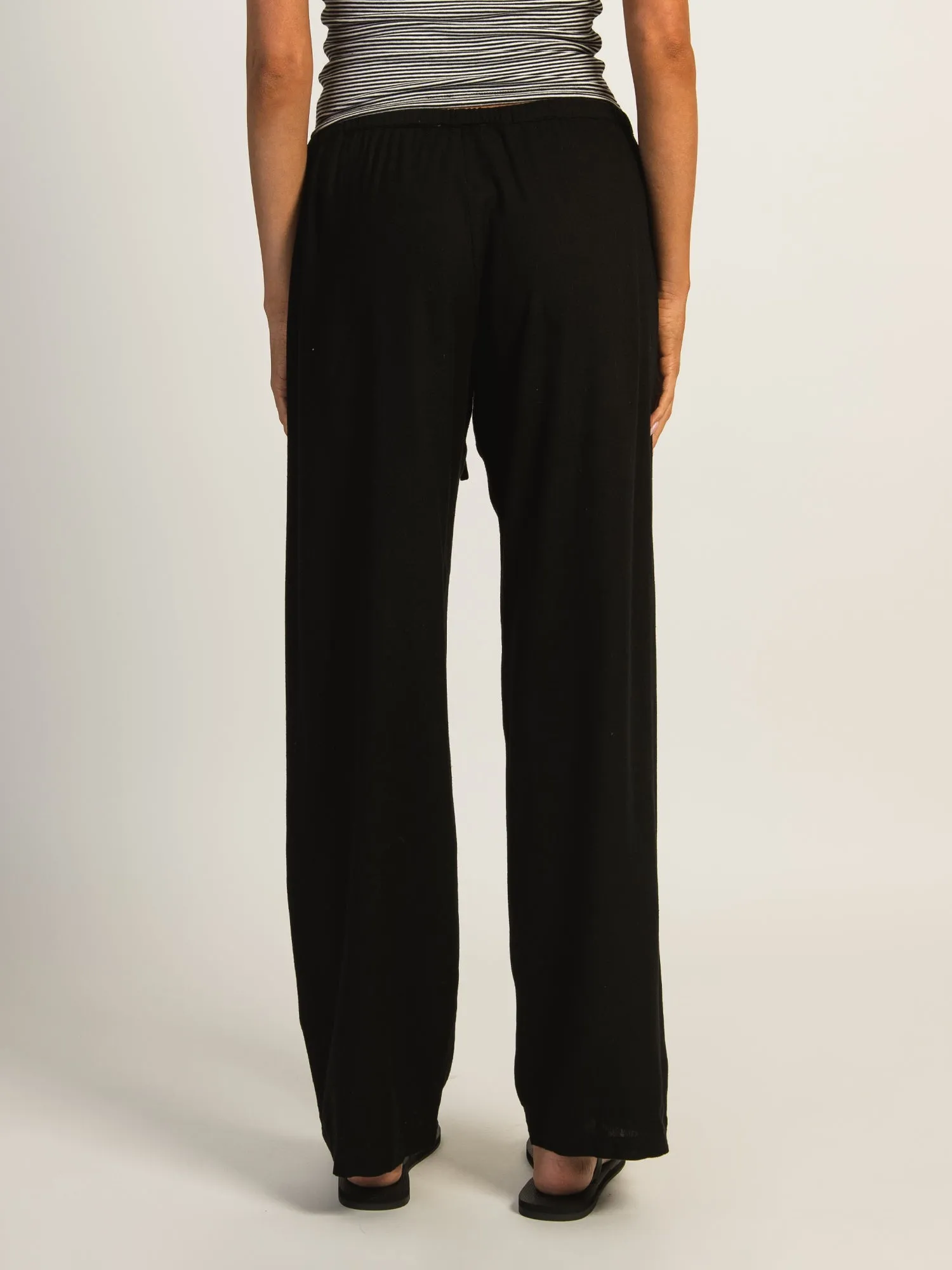 HARLOW LANA LINEN PANT - BLACK sold by Harlow product image thumbnail 5
