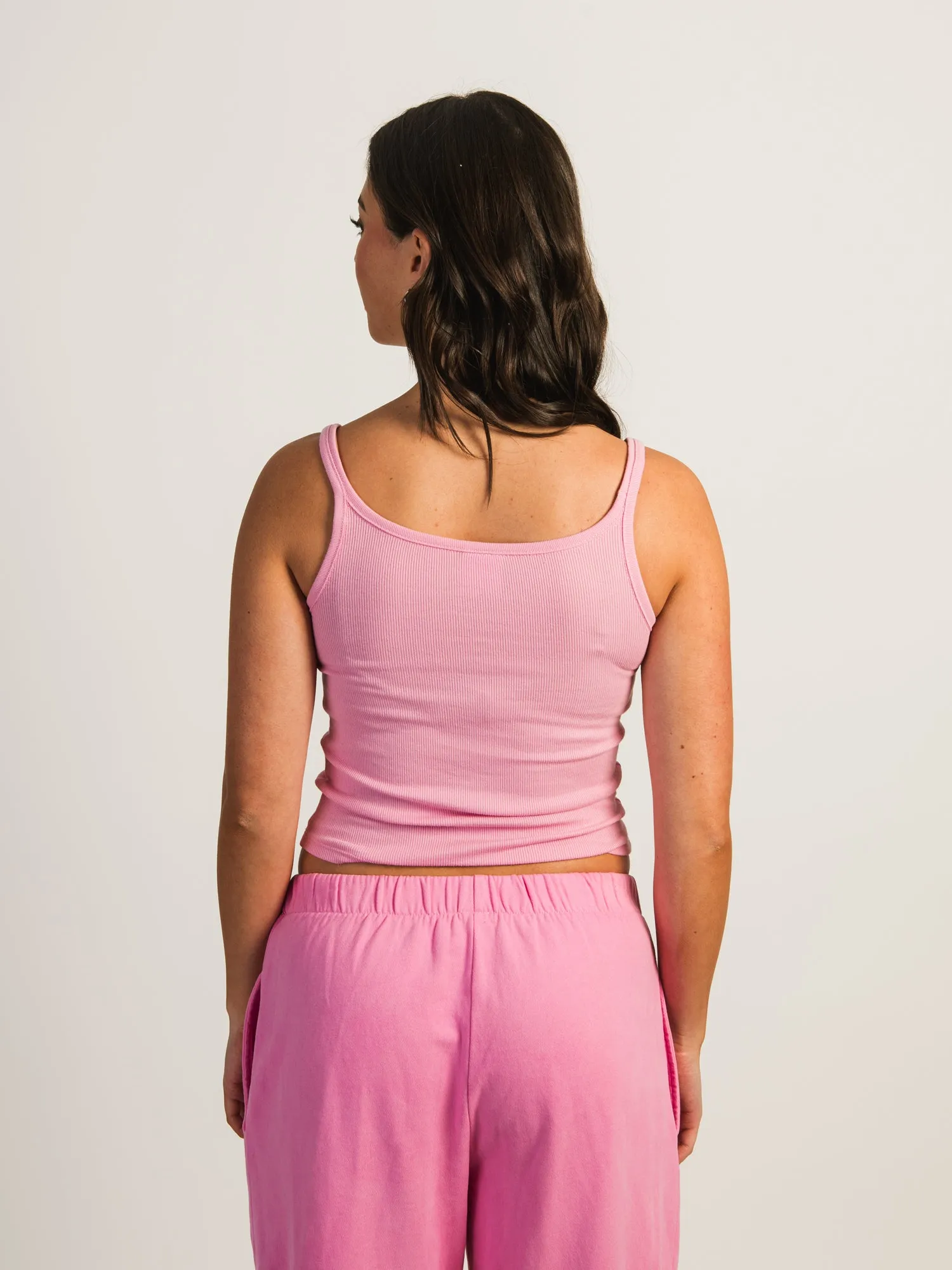 HARLOW ESSENTIAL RIBBED TANK - PINK sold by Harlow product image thumbnail 4