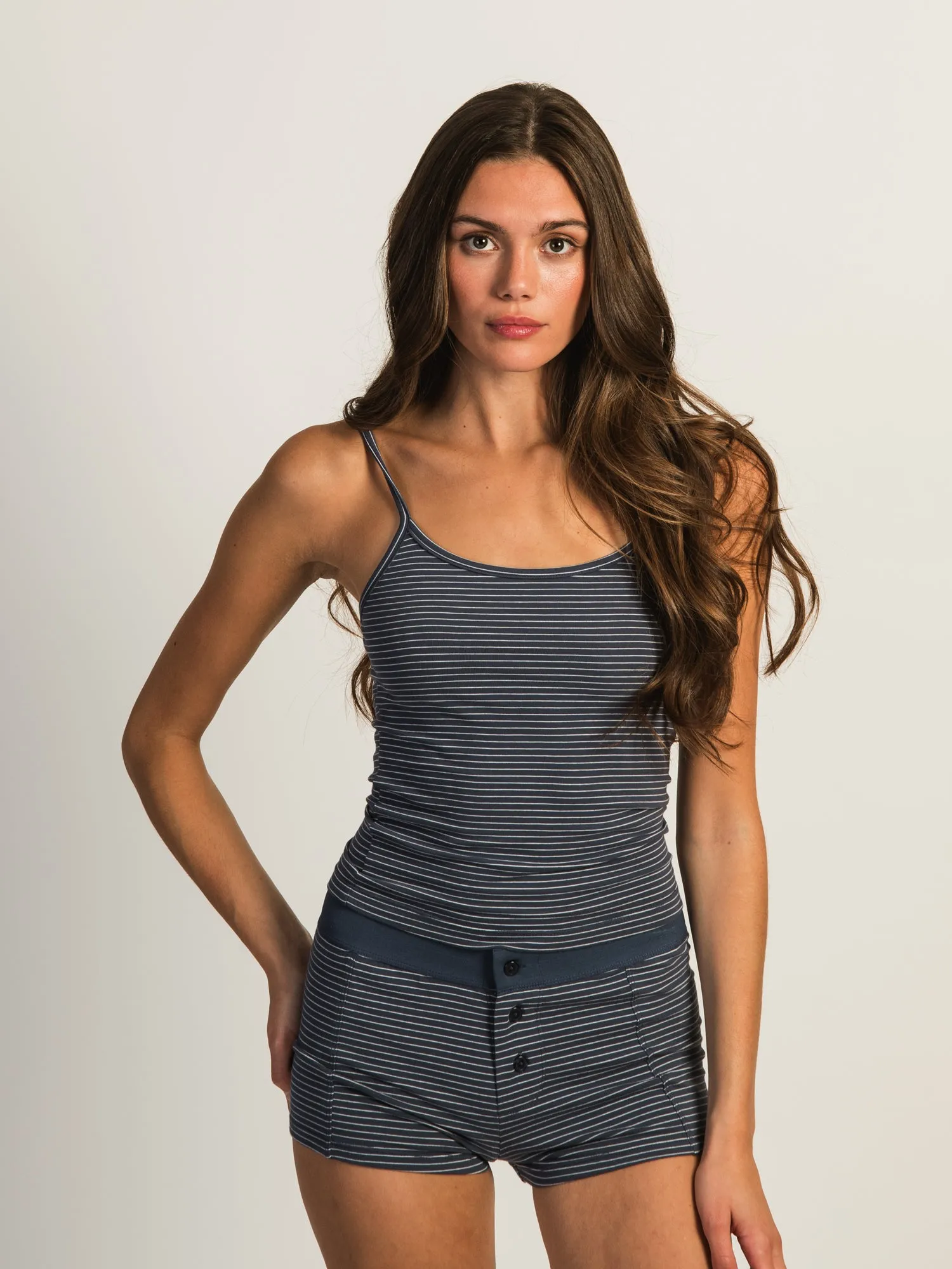 HARLOW BRIAR STRIPED TANK - INDIGO sold by Harlow