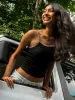 HARLOW LOGAN TANK - BLACK sold by Harlow