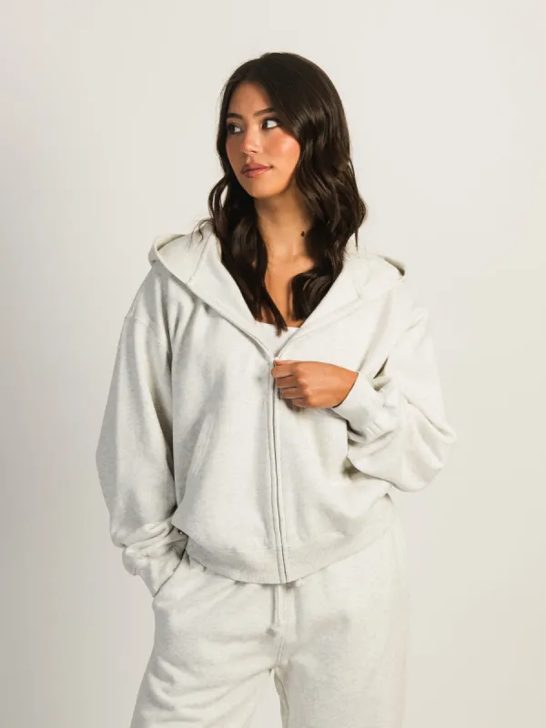 HARLOW CLOUD ZIP UP - CLOUD sold by Harlow