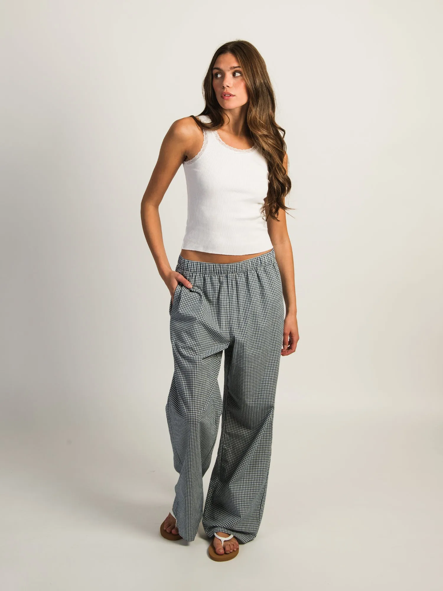 HARLOW TAYLOR PANT - NAVY/WHITE sold by Harlow product image thumbnail 2