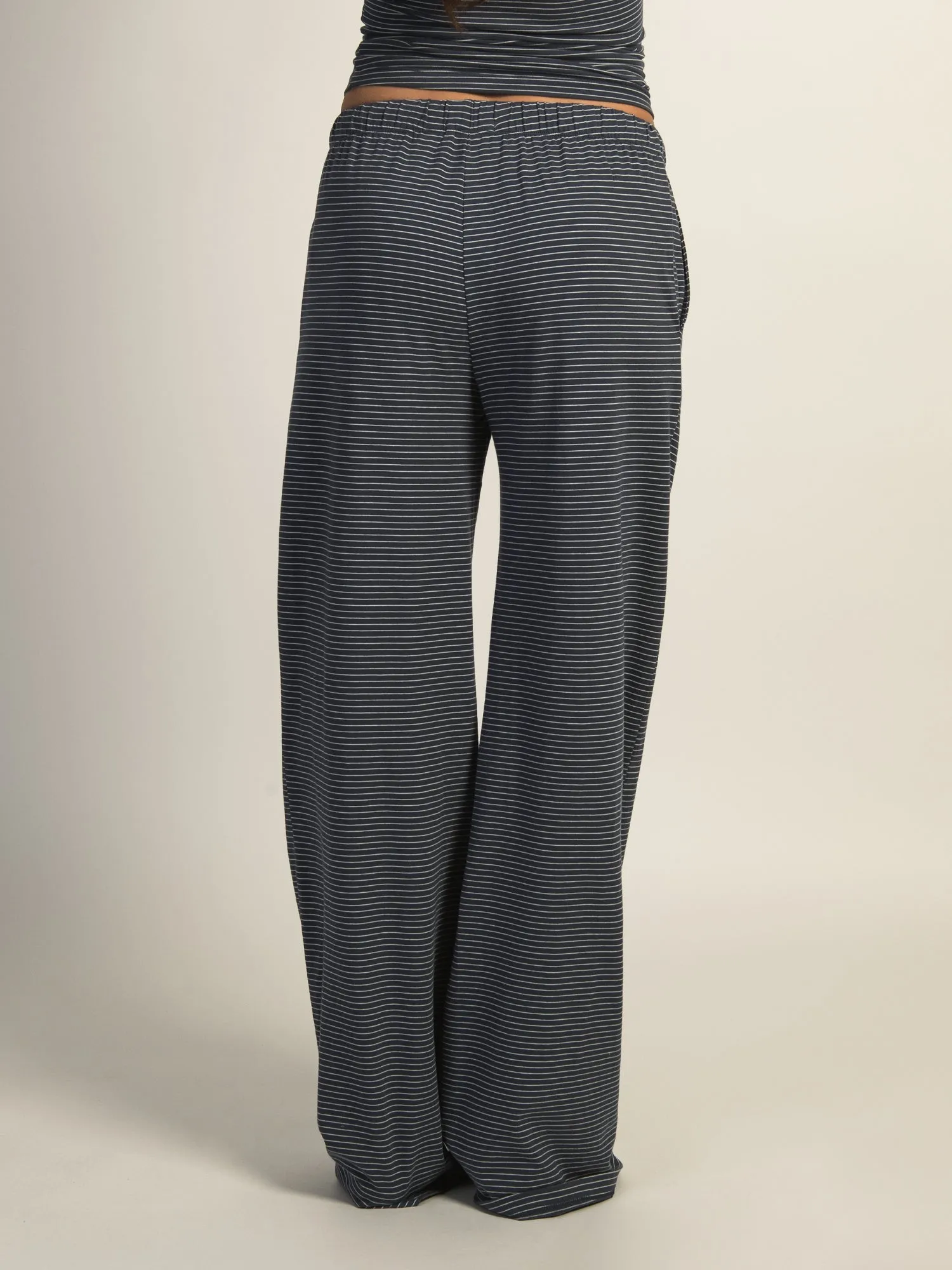 HARLOW SUNNI JERSEY STRIPED PANT - INDIGO sold by Harlow product image thumbnail 4