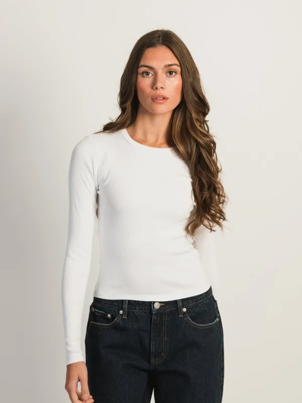 HARLOW ESSENTIAL LONG SLEEVE CREWNECK sold by Harlow