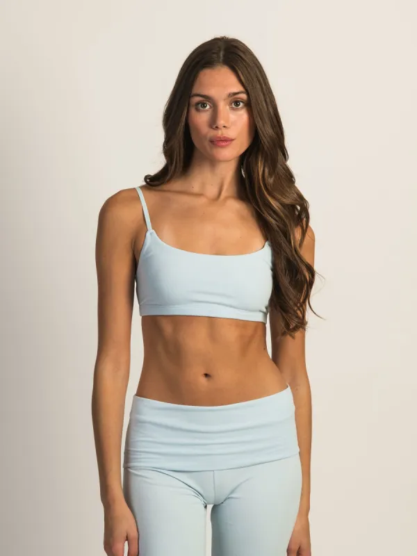 HARLOW CLASSIC SCOOP BRALETTE - BLUE sold by Harlow