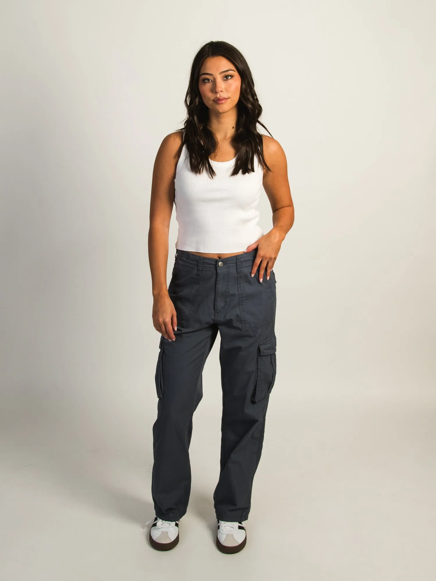 HARLOW PAIGE CARGO PANT - INDIGO sold by Harlow product image thumbnail 2