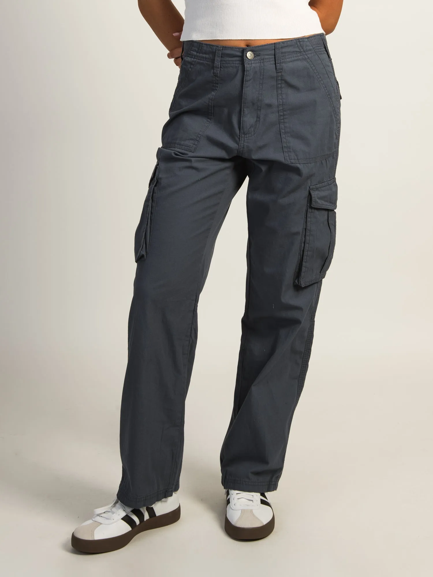 HARLOW PAIGE CARGO PANT - INDIGO sold by Harlow