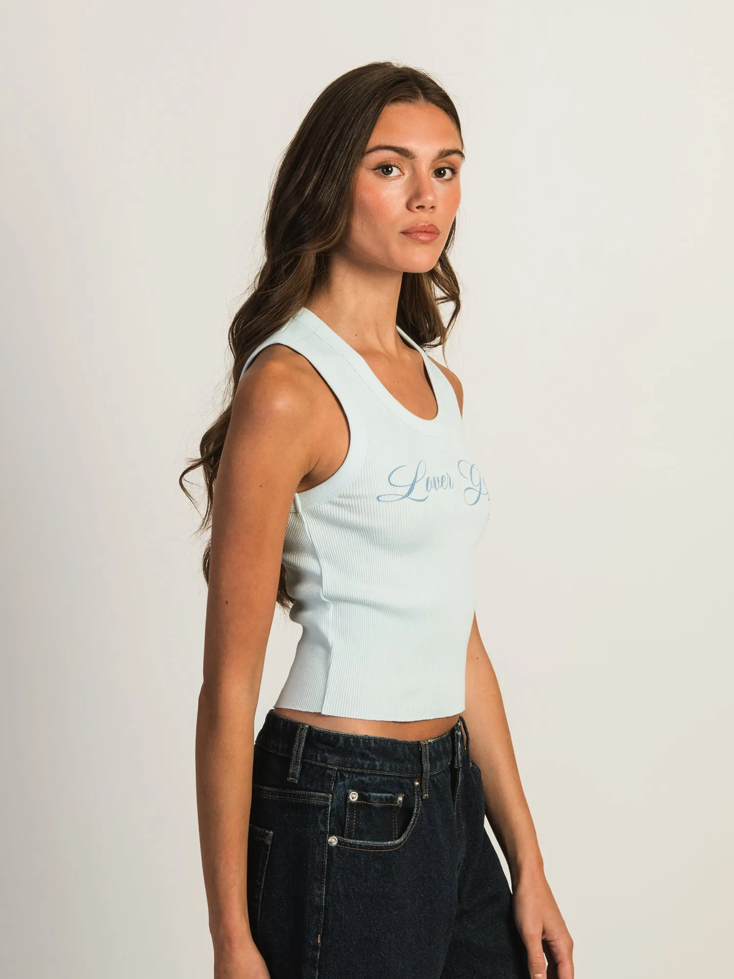 HARLOW KENDALL PRINT TANK - LIGHT BLUE sold by Harlow product image thumbnail 2