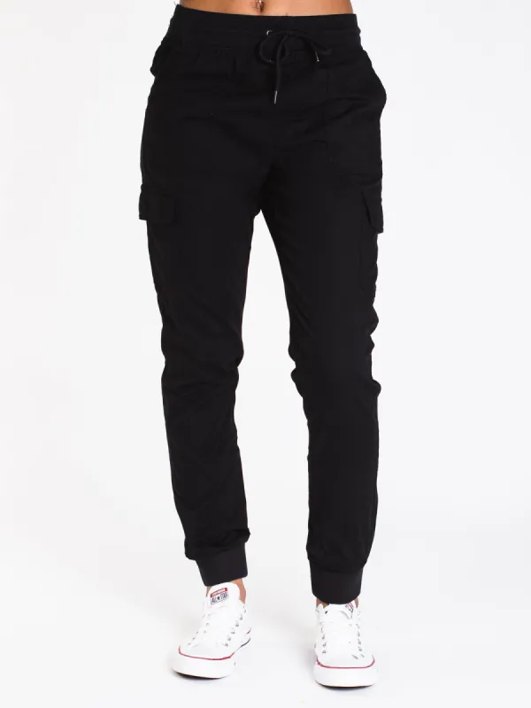 HARLOW CARGO JOGGER - BLACK sold by Harlow