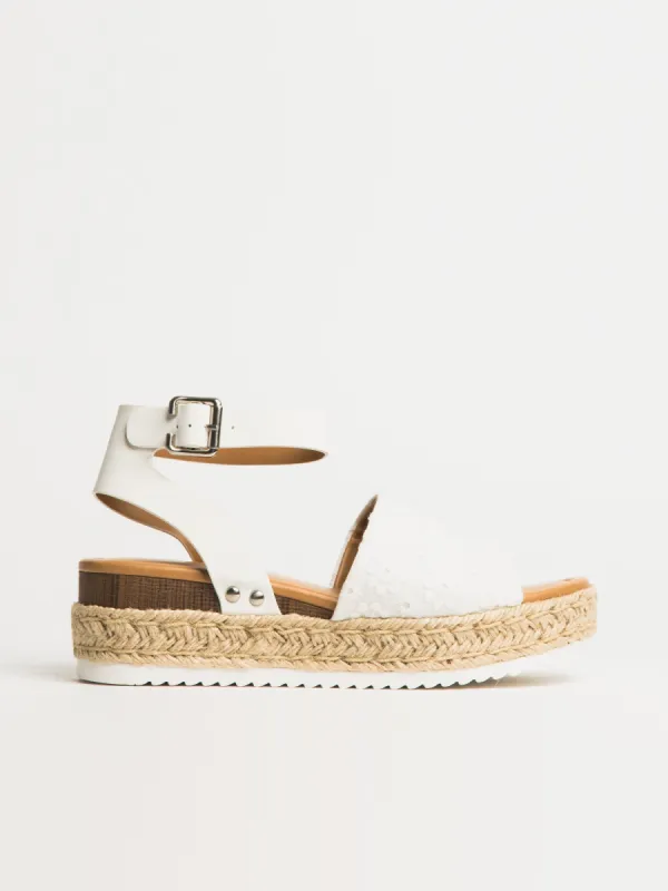 WOMENS HARLOW TOPIC SANDALS - WHITE LACE sold by Harlow