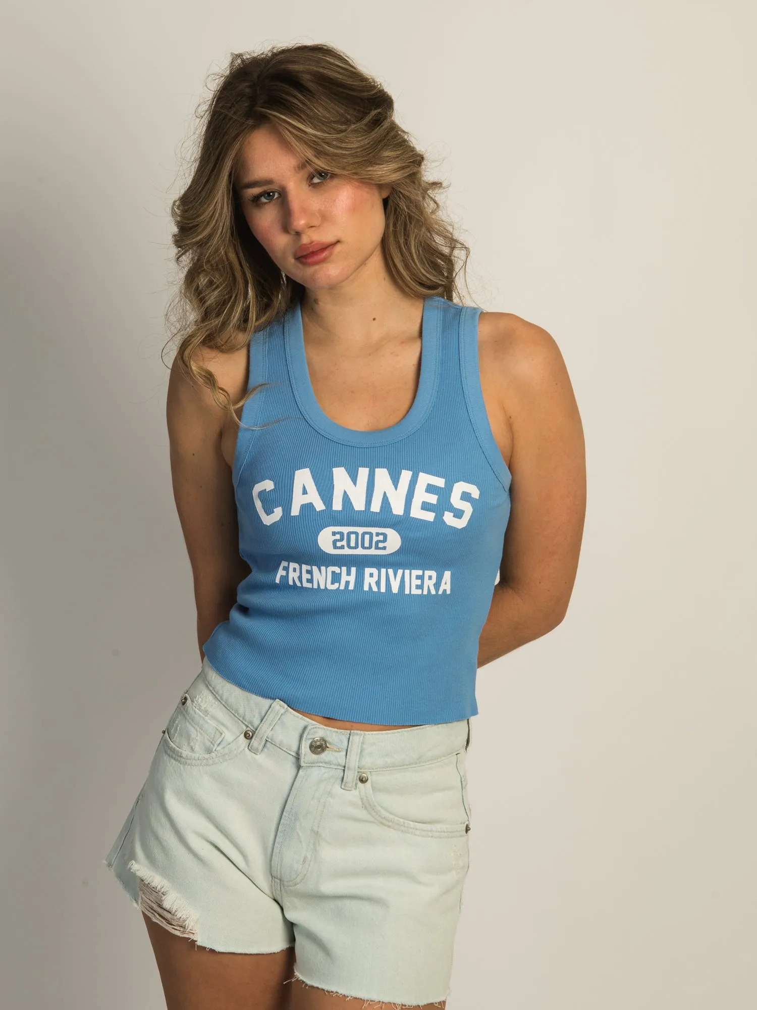 HARLOW KENDALL PRINT TANK TOP - CANNES sold by Harlow