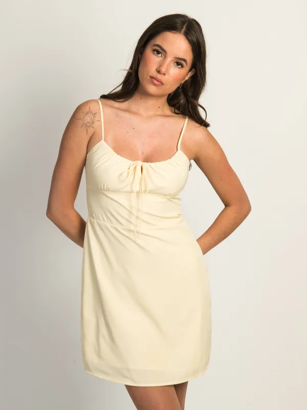 HARLOW VALERIE SHORT DRESS - YELLOW sold by Harlow