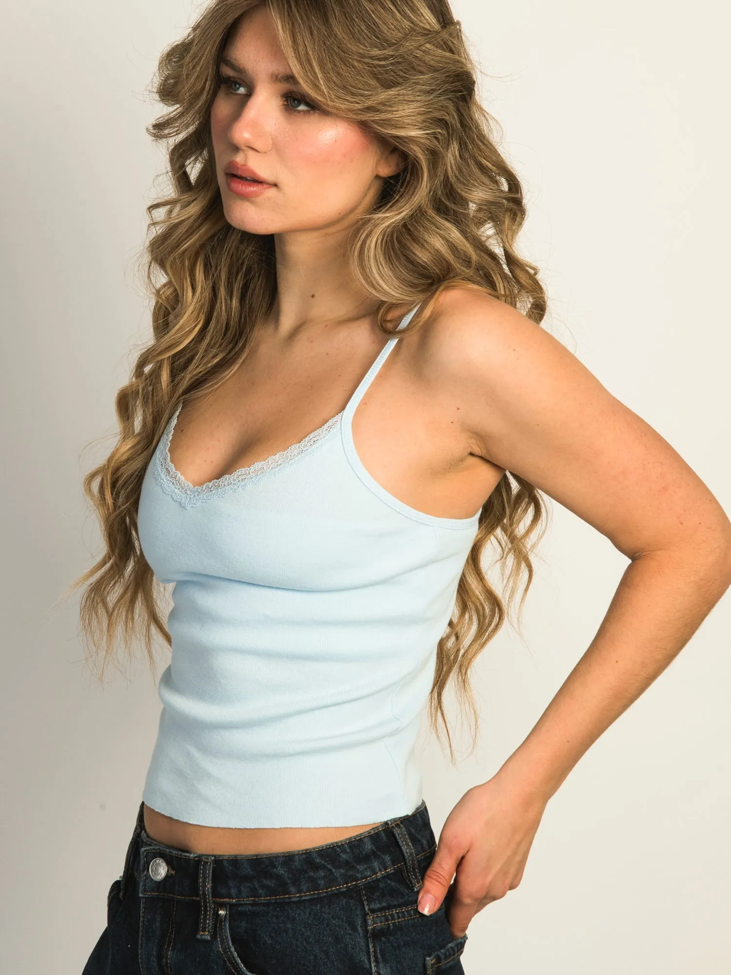 HARLOW ISLA TANK TOP - SOFT BLUE sold by Harlow product image thumbnail 4