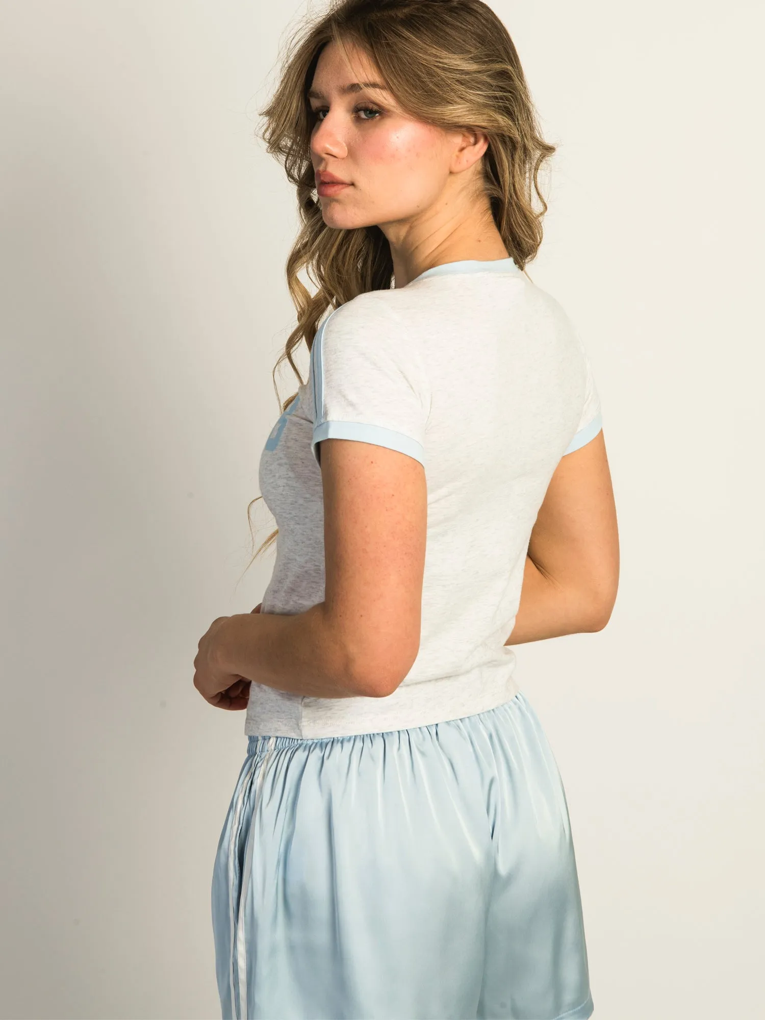 HARLOW MIA TEE - HEATHER CLOUD sold by Harlow product image thumbnail 5