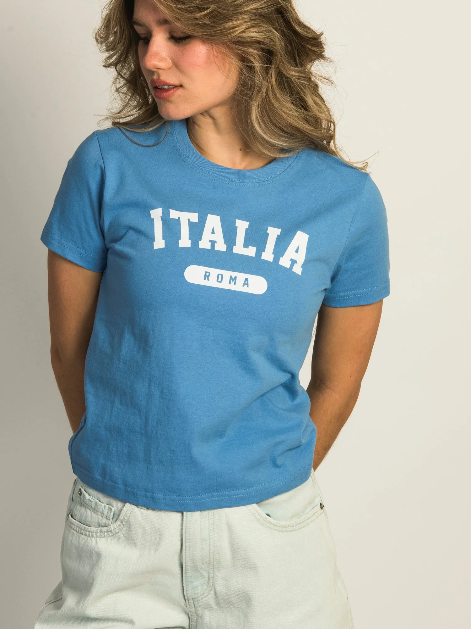 HARLOW BRENNA ITALY TEE - BLUE sold by Harlow product image thumbnail 2