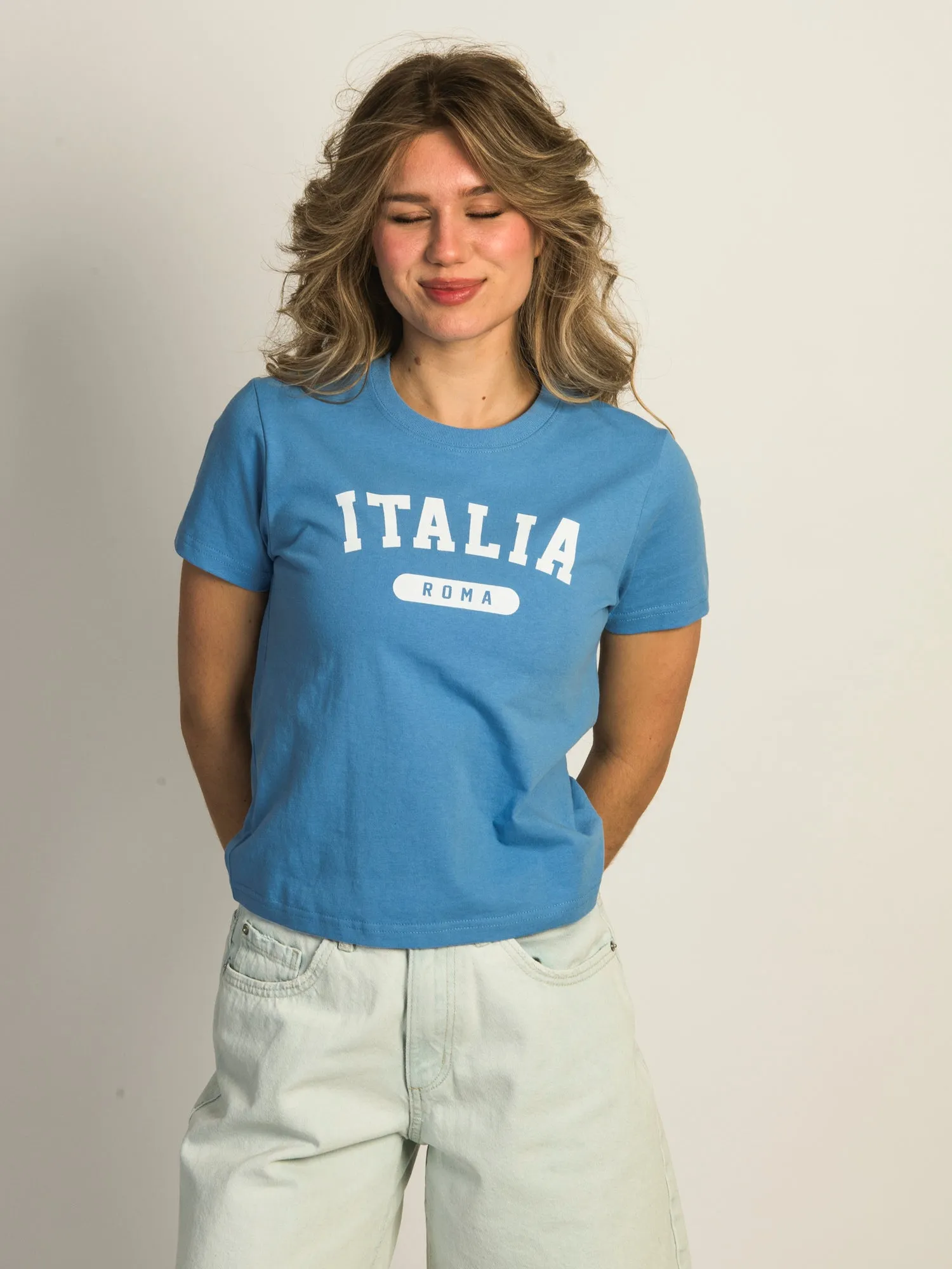 HARLOW BRENNA ITALY TEE - BLUE sold by Harlow product image thumbnail 3
