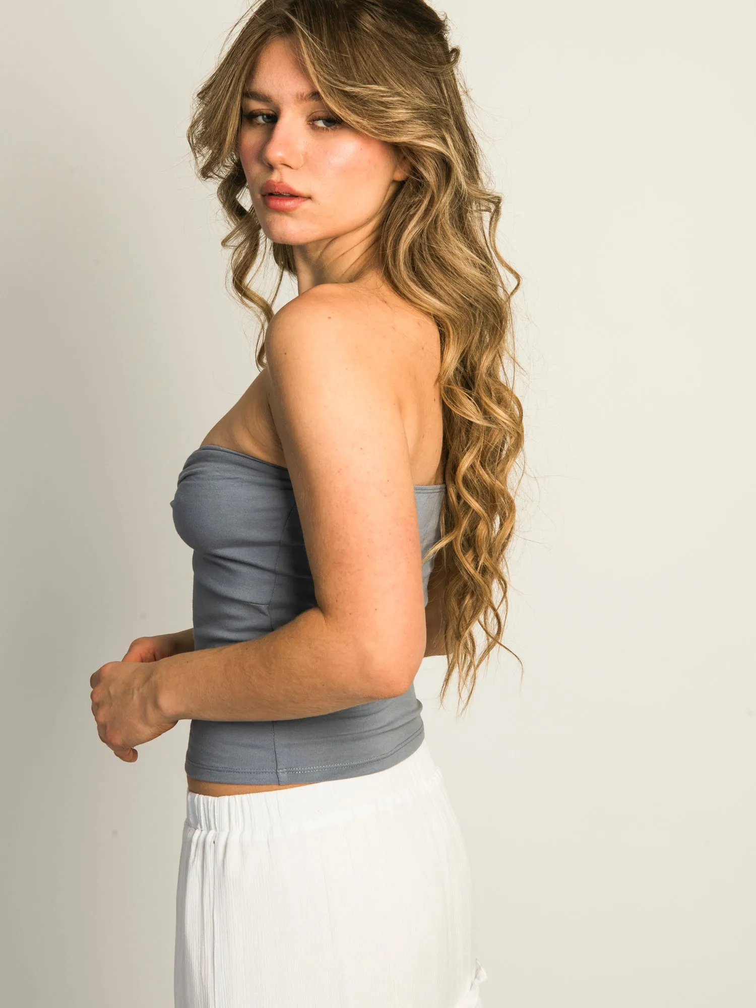 HARLOW NINA TUBE TOP - DENIM BLUE sold by Harlow product image thumbnail 4