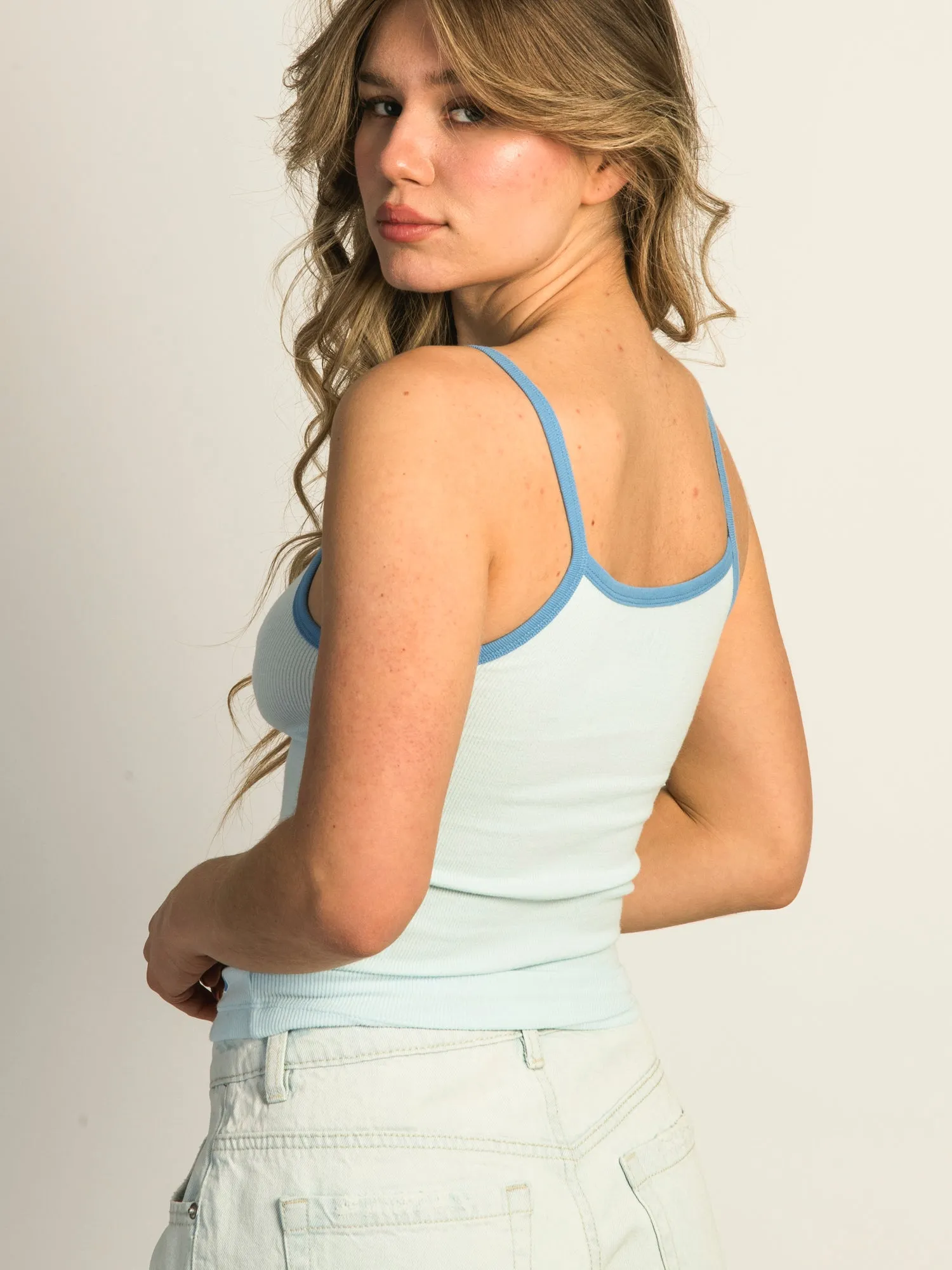 HARLOW LOGAN PRINT TANK - BLUE sold by Harlow product image thumbnail 5
