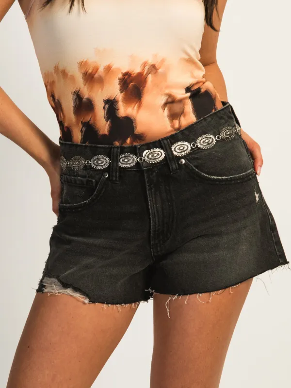 HARLOW BRITT CHAIN BELT - SILVER sold by Harlow