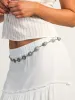 HARLOW BELLE CHAIN BELT - SILVER sold by Harlow