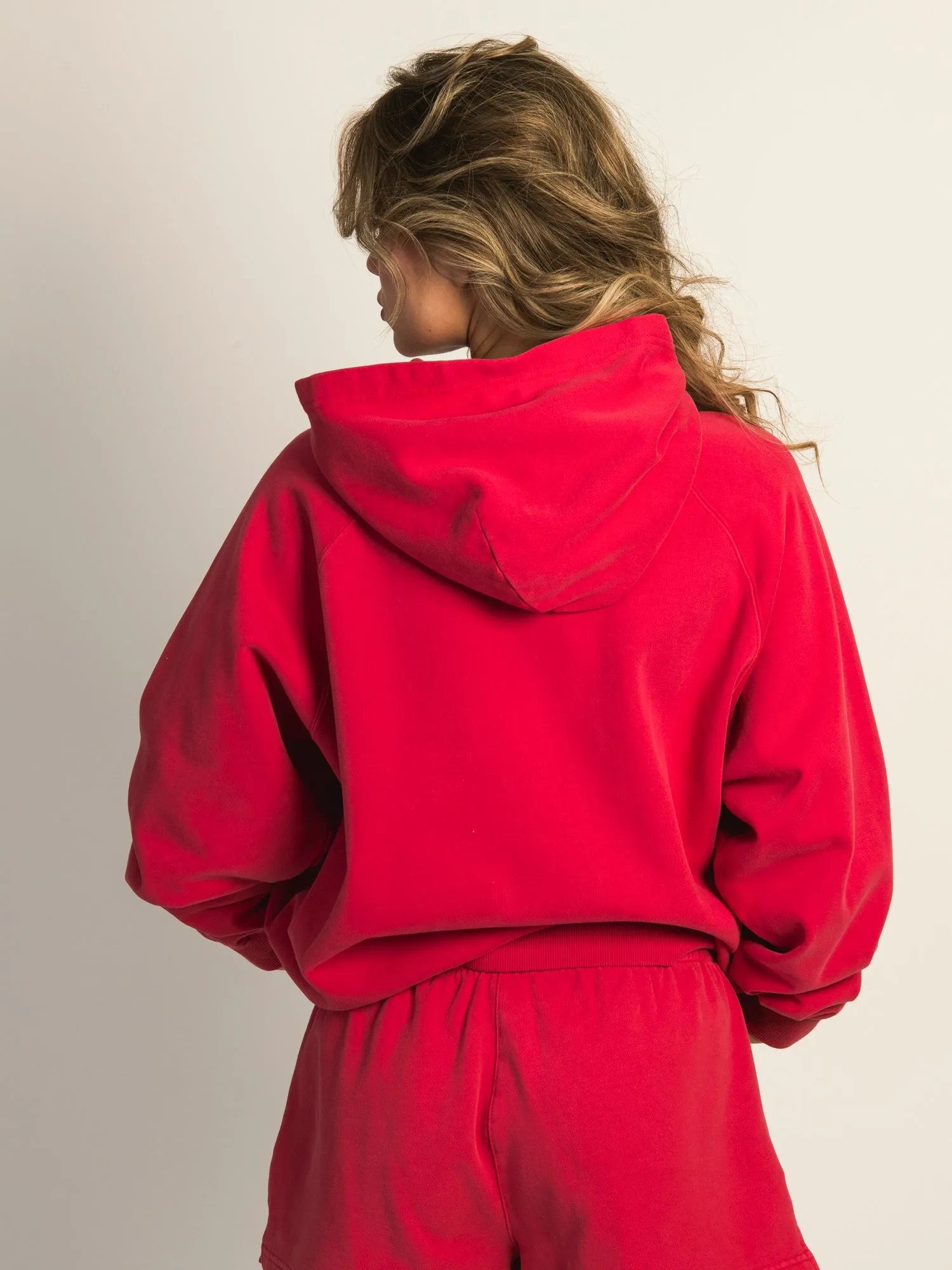 HARLOW CLOUD HOODIE - WASHED RED sold by Harlow product image thumbnail 5