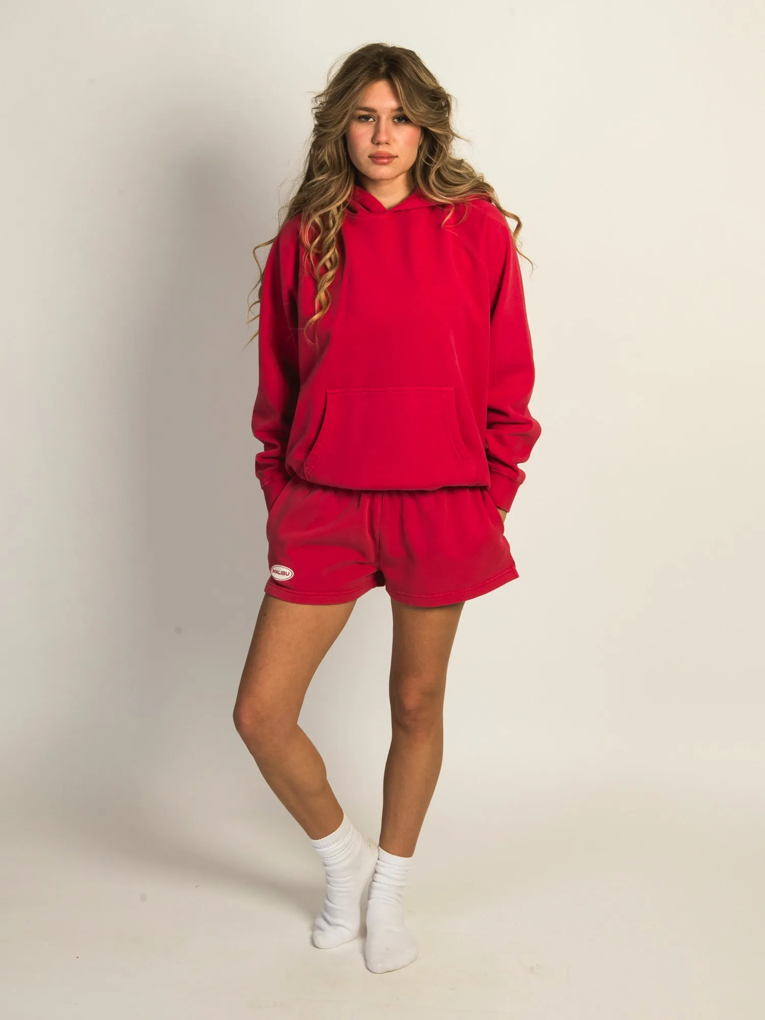 HARLOW CLOUD HOODIE - WASHED RED sold by Harlow product image thumbnail 2