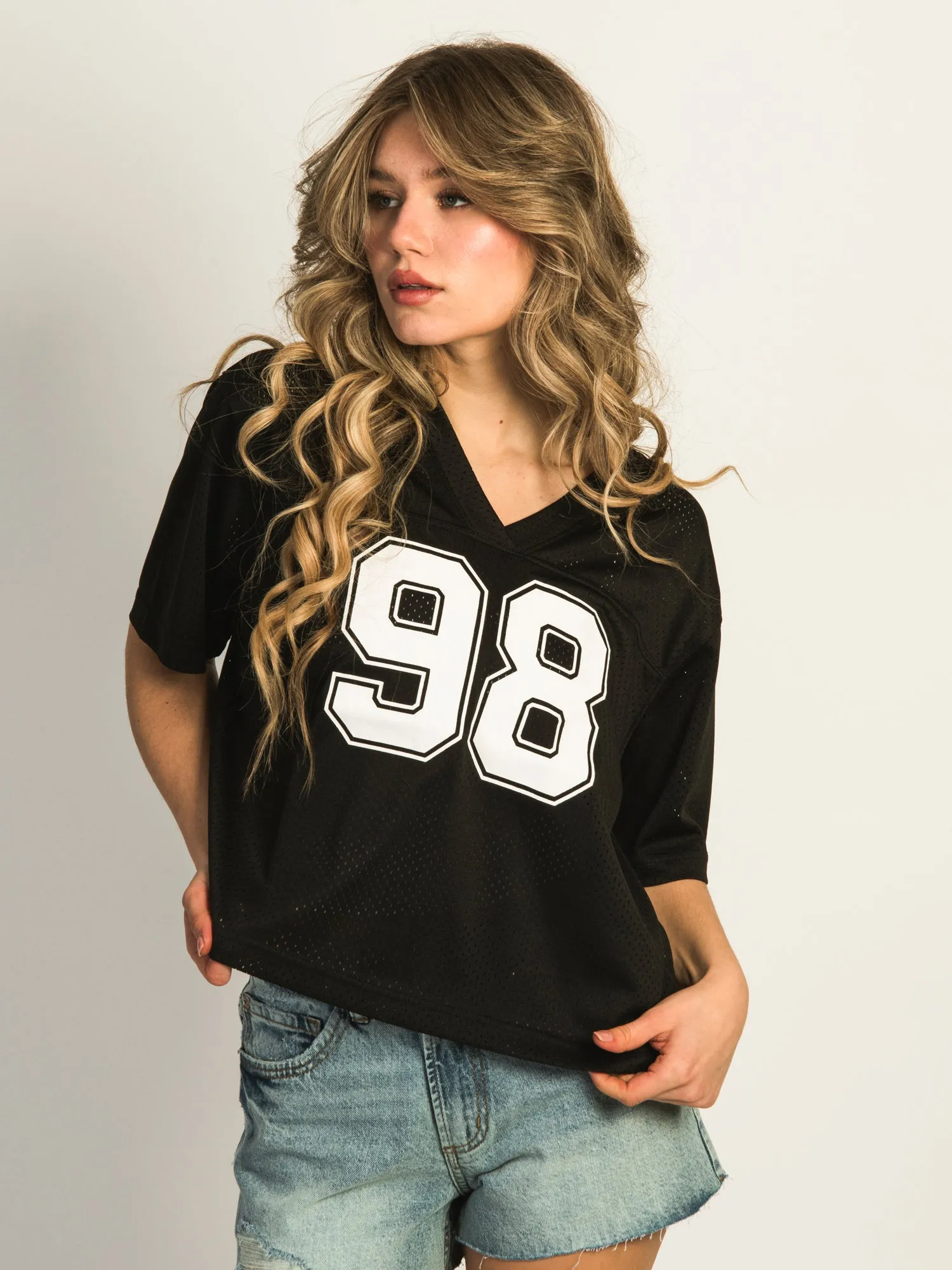 HARLOW PINNY TEE - BLACK sold by Harlow