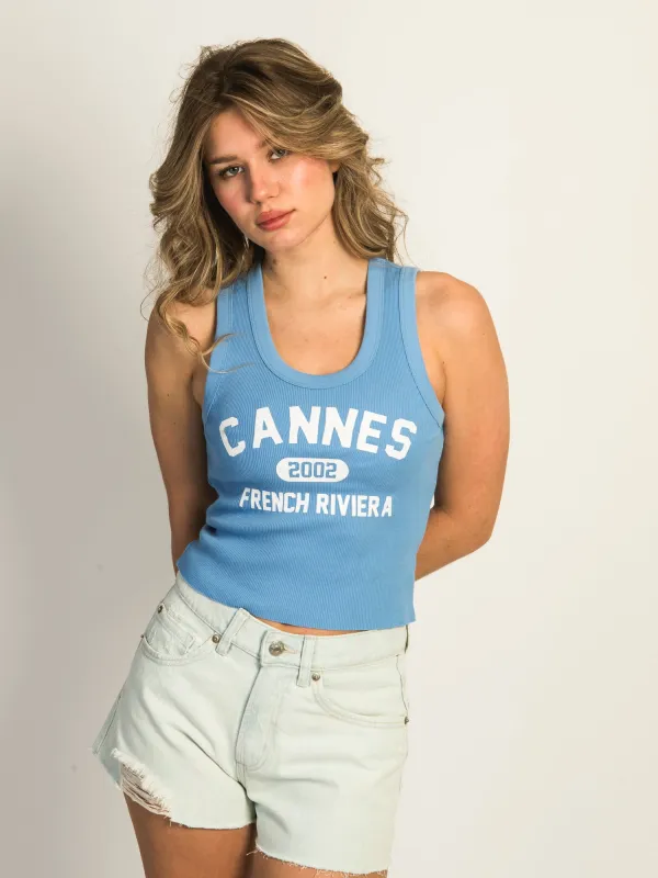 HARLOW KENDALL PRINT TANK TOP - CANNES sold by Harlow