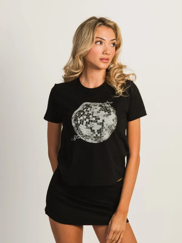 HARLOW BRENNA TEE - DISCO BALL sold by Harlow