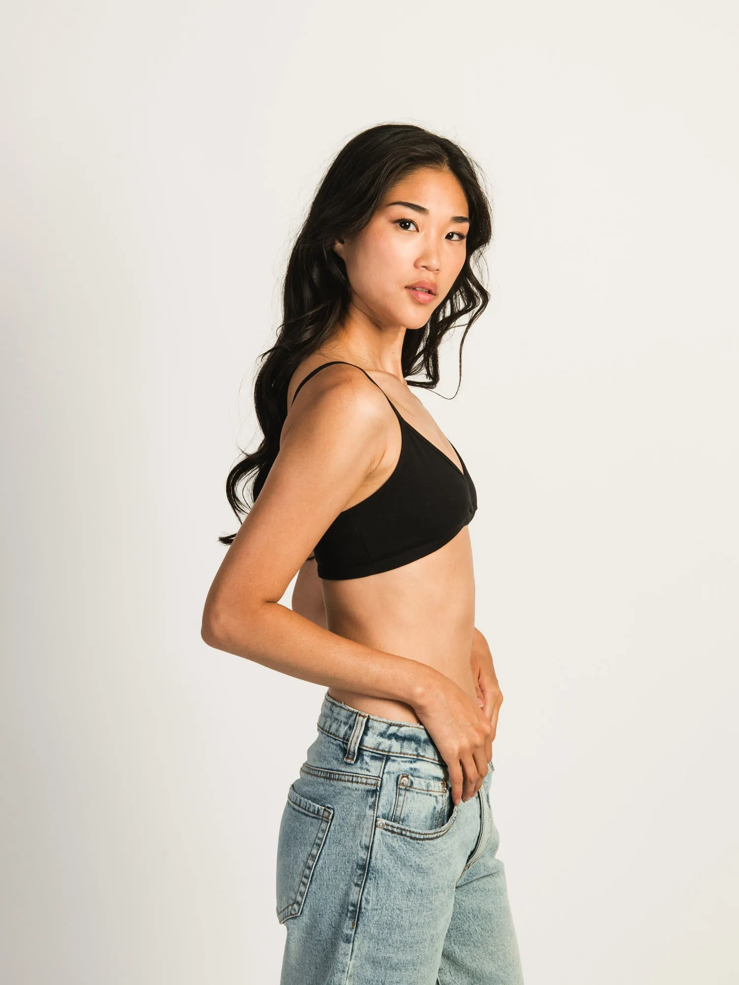 HARLOW CLASSIC TRIANGLE BRALETTE - BLACK sold by Harlow product image thumbnail 2