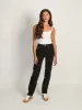 HARLOW HIGH-RISE STRAIGHT JEAN - BLACK sold by Harlow