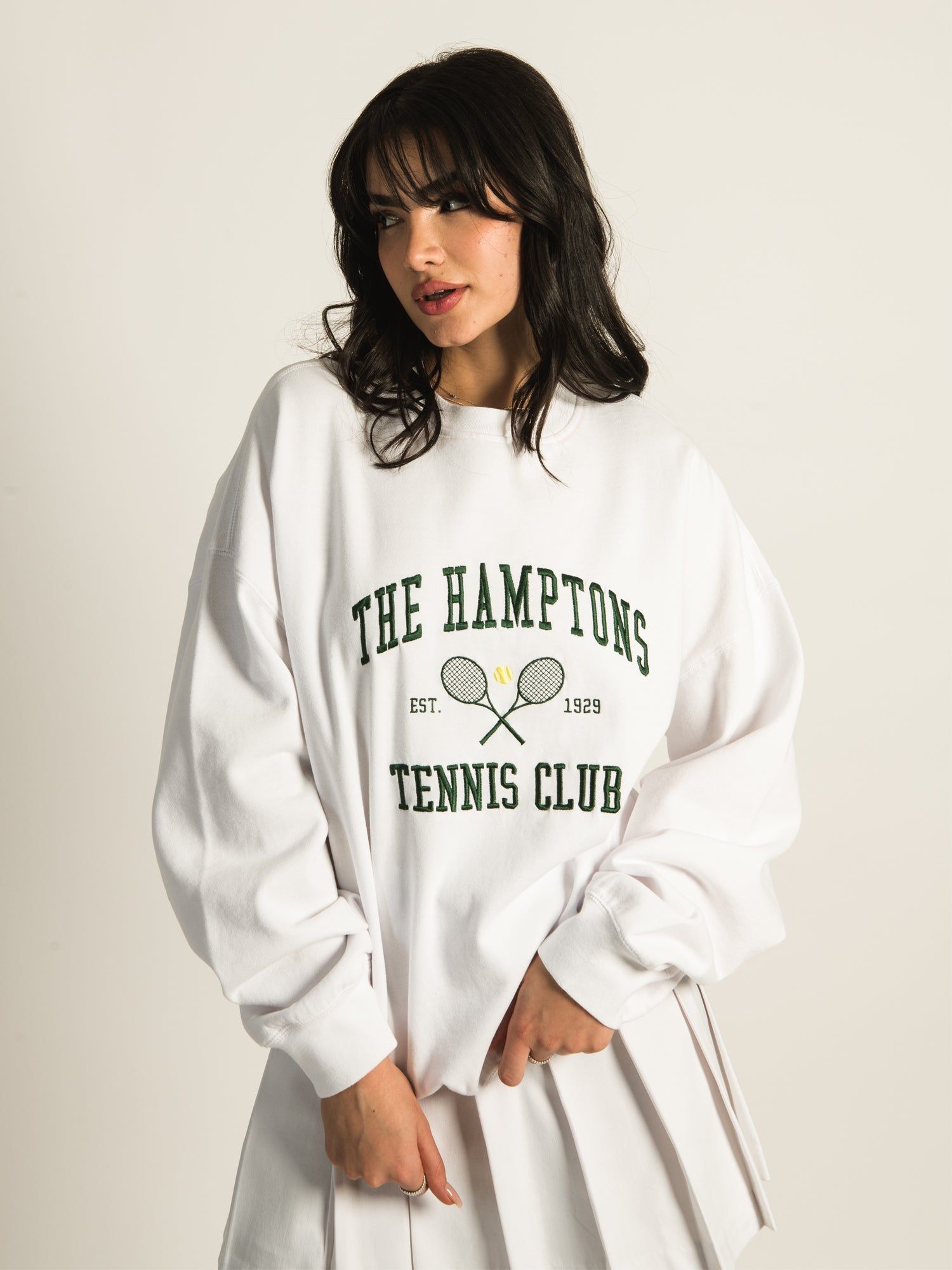 HARLOW MICHELLE CREW EMBROIDERED SWEATSHIRT sold by Harlow product image thumbnail 2
