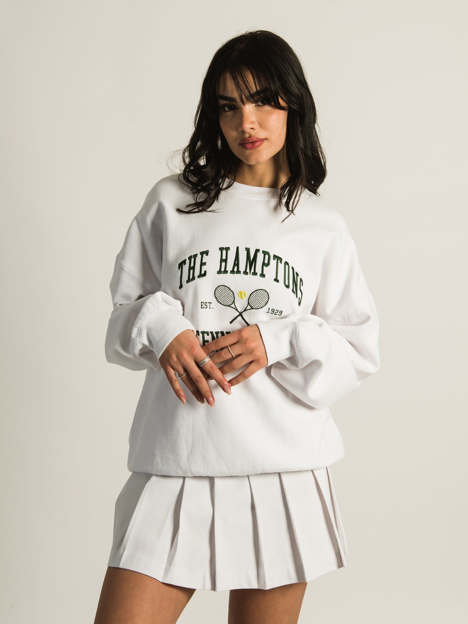 HARLOW MICHELLE CREW EMBROIDERED SWEATSHIRT sold by Harlow product image thumbnail 6