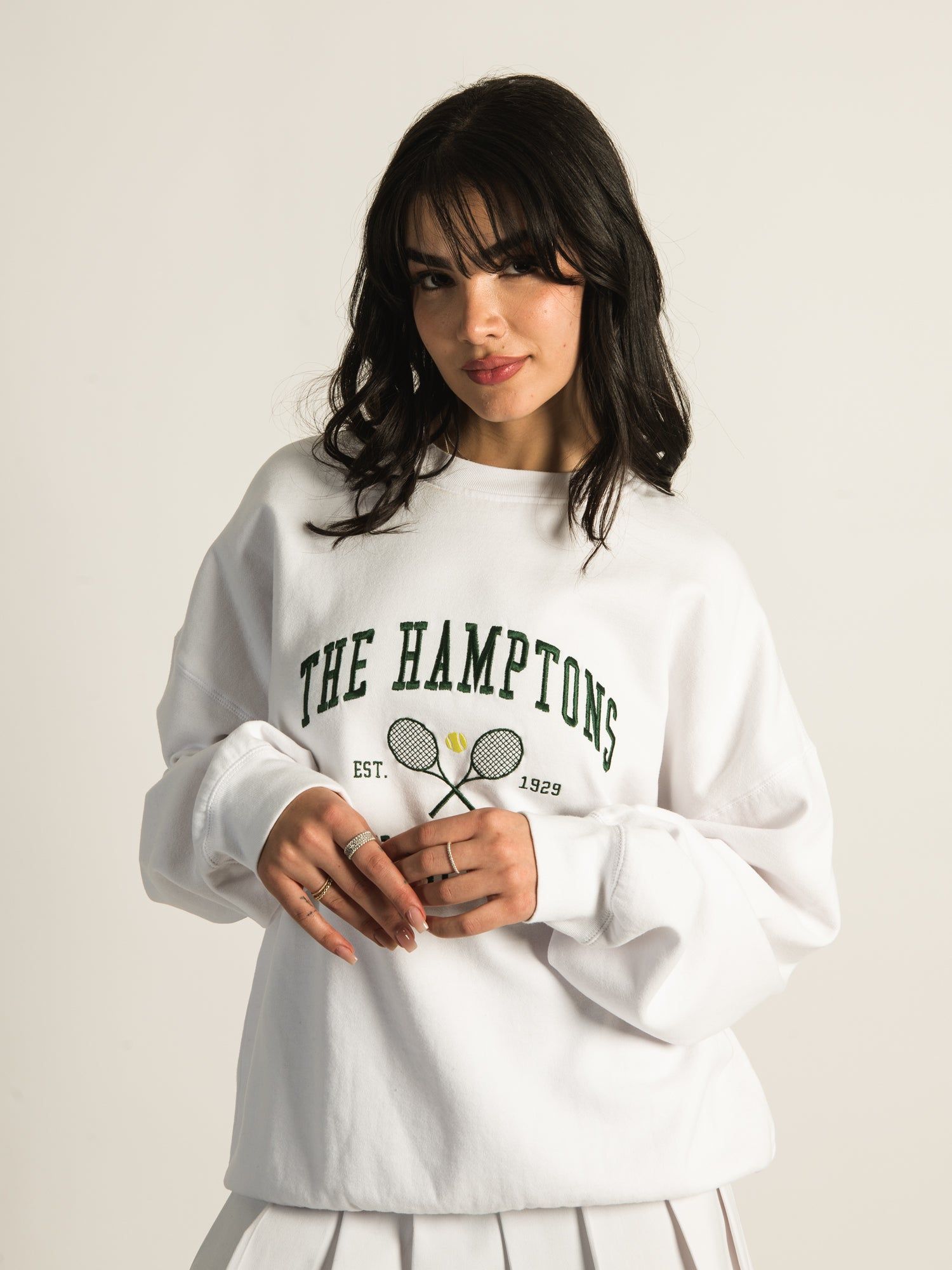 HARLOW MICHELLE CREW EMBROIDERED SWEATSHIRT sold by Harlow product image thumbnail 5