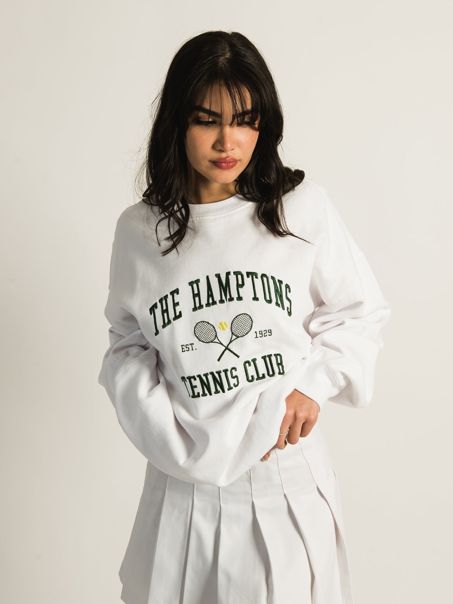 HARLOW MICHELLE CREW EMBROIDERED SWEATSHIRT sold by Harlow product image thumbnail 3
