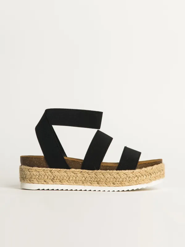 WOMENS HARLOW JILLY SANDALS - BLACK sold by Harlow