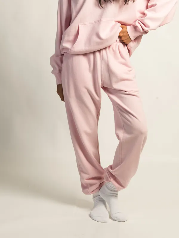 HARLOW JORDANA RELAXED SWEATPANT - LIGHT PINK sold by Harlow
