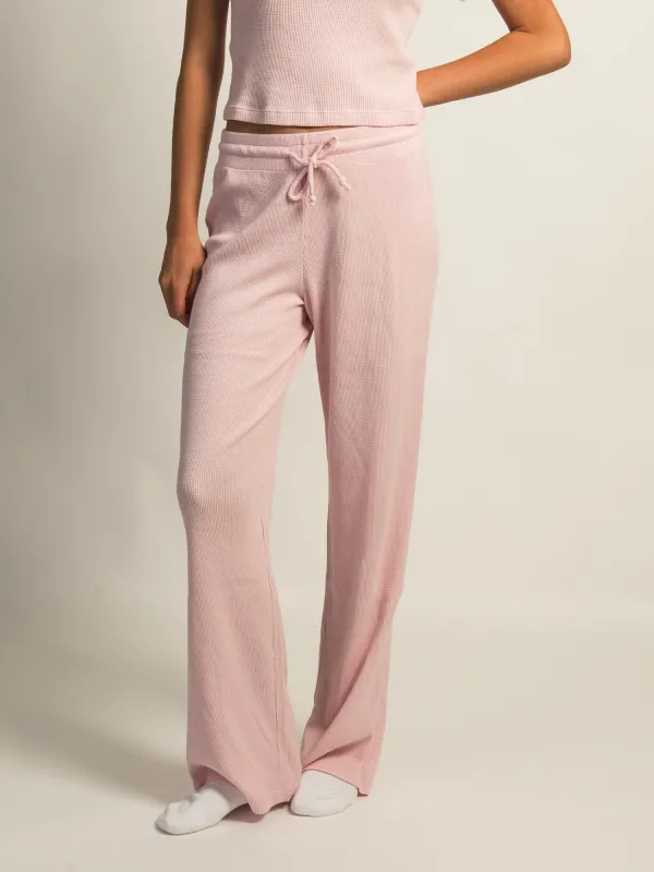 HARLOW WINNIE LOUNGE PANT - LIGHT PINK sold by Harlow