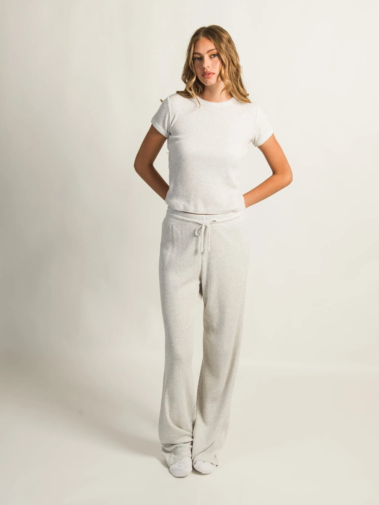 HARLOW WINNIE LOUNGE PANT - MELANGE sold by Harlow product image thumbnail 2