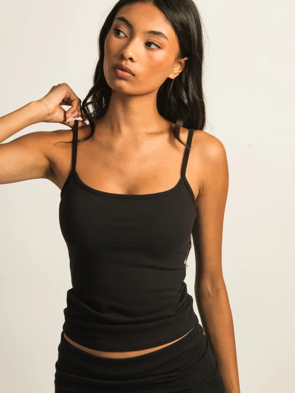 HARLOW GIA TANK TOP - BLACK sold by Harlow