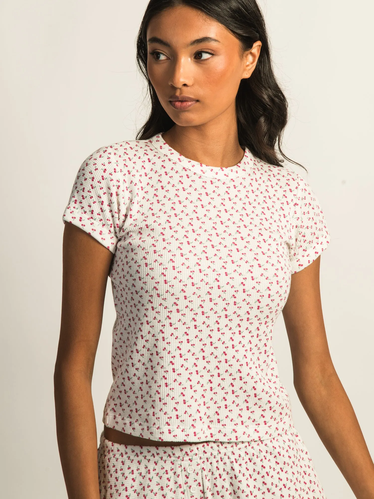 HARLOW ALLIE WAFFLE TEE - DITSY sold by Harlow product image thumbnail 3
