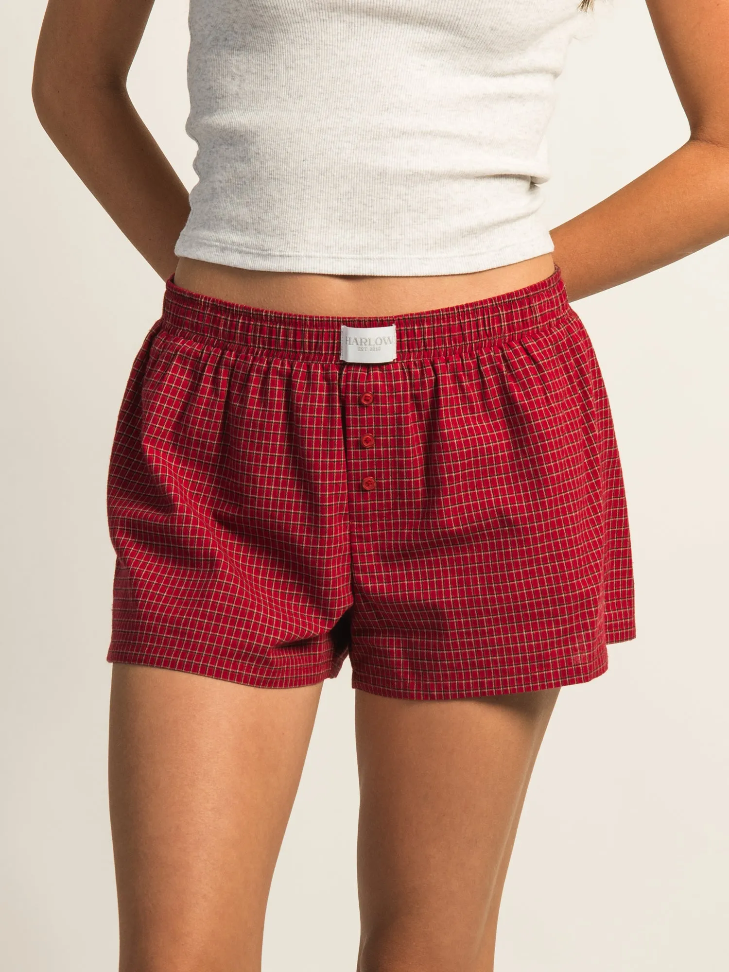 HARLOW TAYLOR BOXER SHORT - RED sold by Harlow product image thumbnail 2