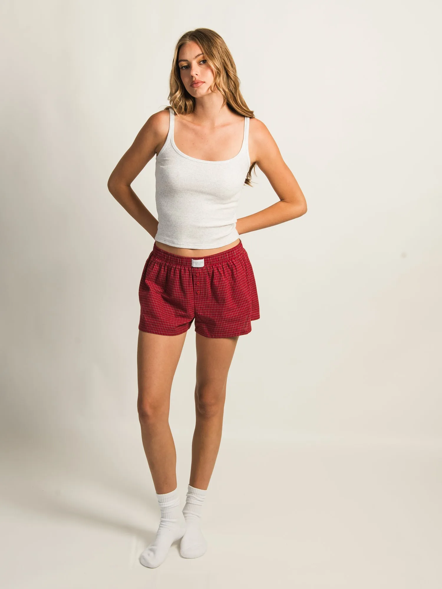 HARLOW TAYLOR BOXER SHORT - RED sold by Harlow product image thumbnail 4